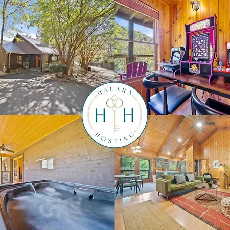 The Owl'S Nest - 4Br Cabin With Hot Tub And Arcade
